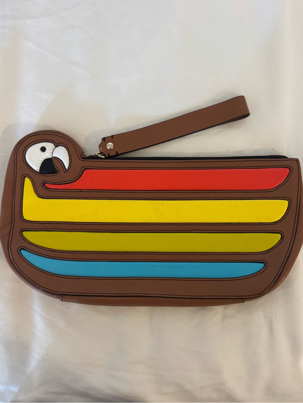 Kate Spade New York Macaw Parrot Cay Clutch Wristlet